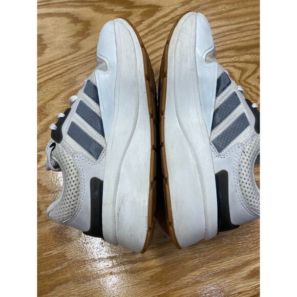 Adidas Cloudfoam Sneaker Women's 6.5 White Lace Up Running Shoes HWA 1Y3001 S25 - Picture 8 of 8